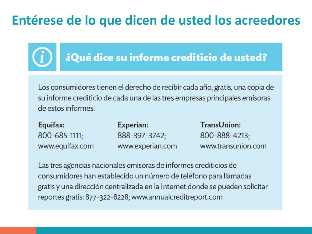 Entérese de lo que dicen de usted los acreedores