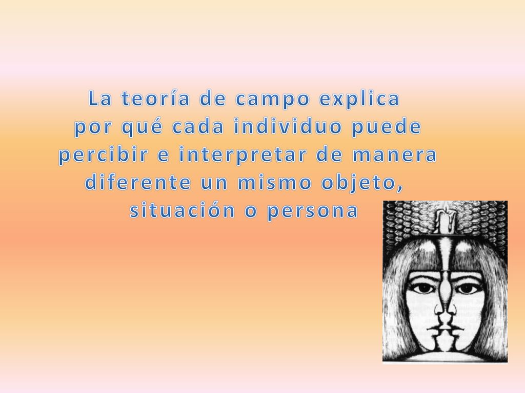 La teoría de campo explica por qué cada individuo puede