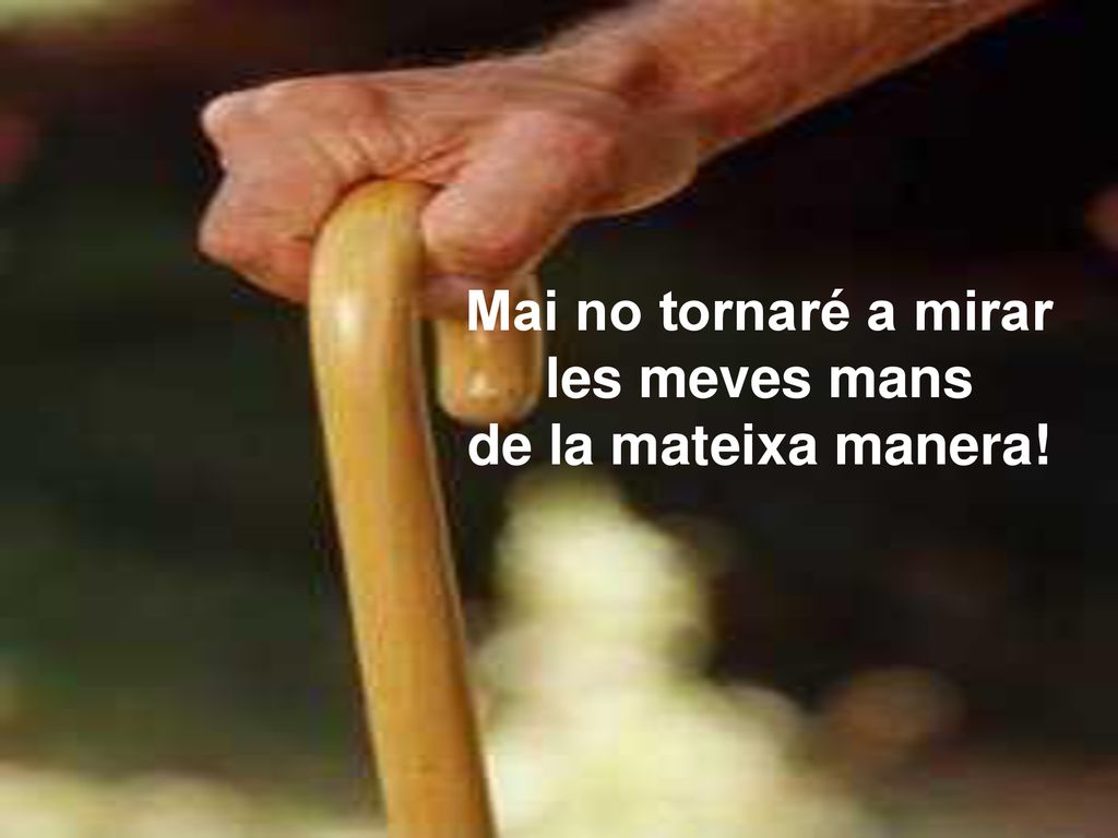Mai no tornaré a mirar les meves mans de la mateixa manera!