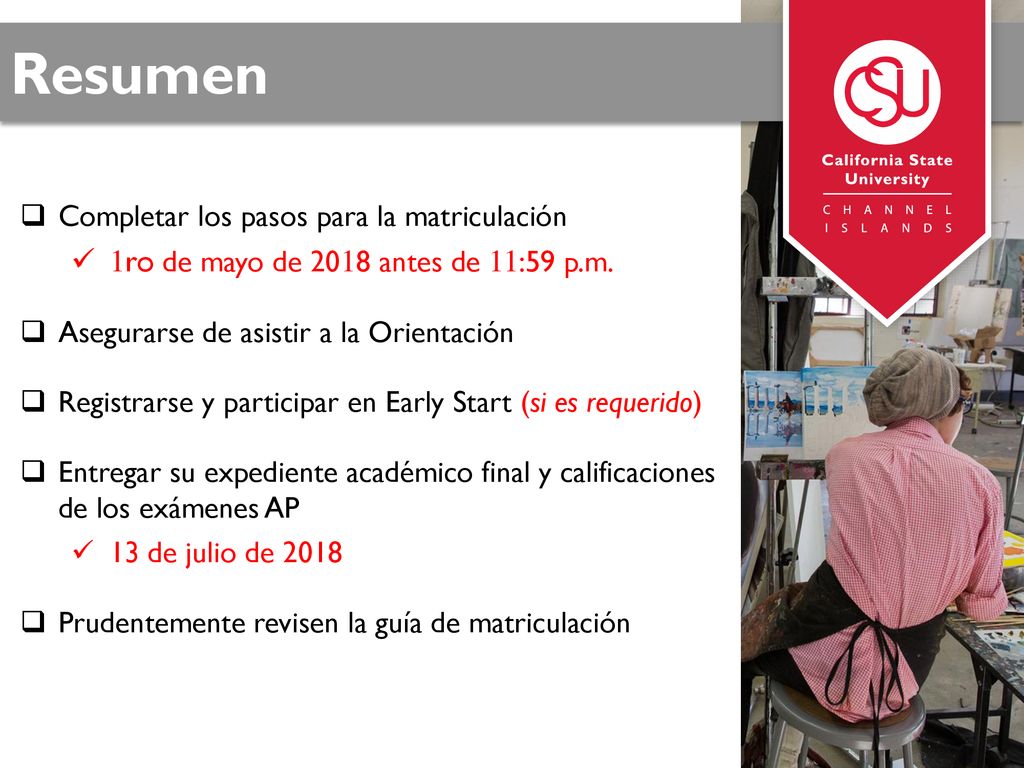 Resumen 1ro de mayo de 2018 antes de 11:59 p.m.