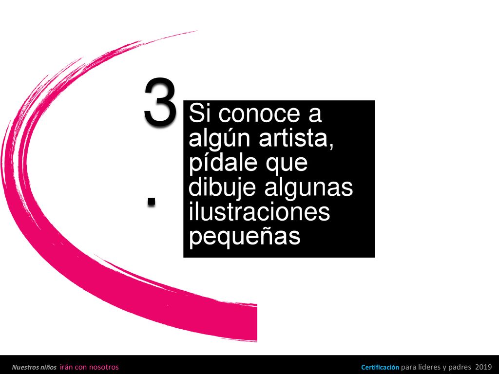 3. Si conoce a algún artista, pídale que dibuje algunas ilustraciones pequeñas.