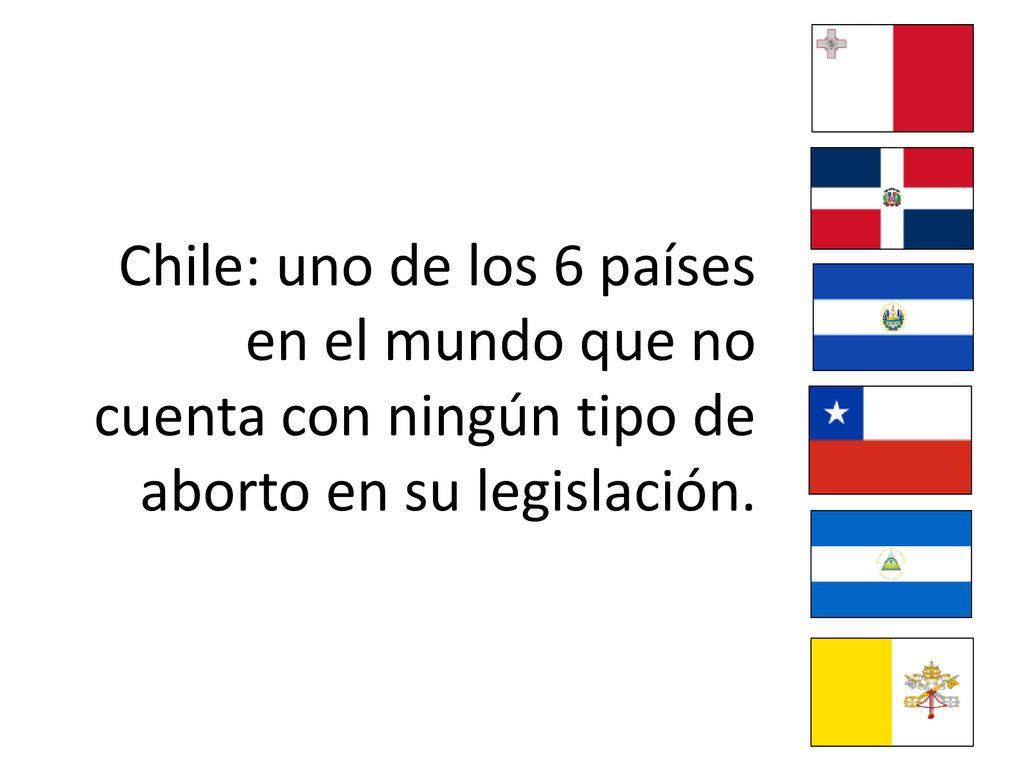 Chile: uno de los 6 países en el mundo que no cuenta con ningún tipo de aborto en su legislación.