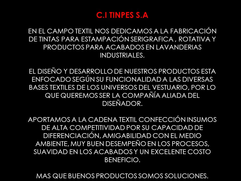 MAS QUE BUENOS PRODUCTOS SOMOS SOLUCIONES.