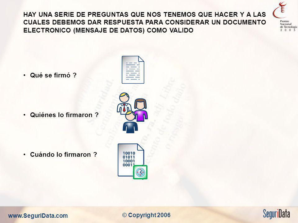 HAY UNA SERIE DE PREGUNTAS QUE NOS TENEMOS QUE HACER Y A LAS CUALES DEBEMOS DAR RESPUESTA PARA CONSIDERAR UN DOCUMENTO ELECTRONICO (MENSAJE DE DATOS) COMO VALIDO