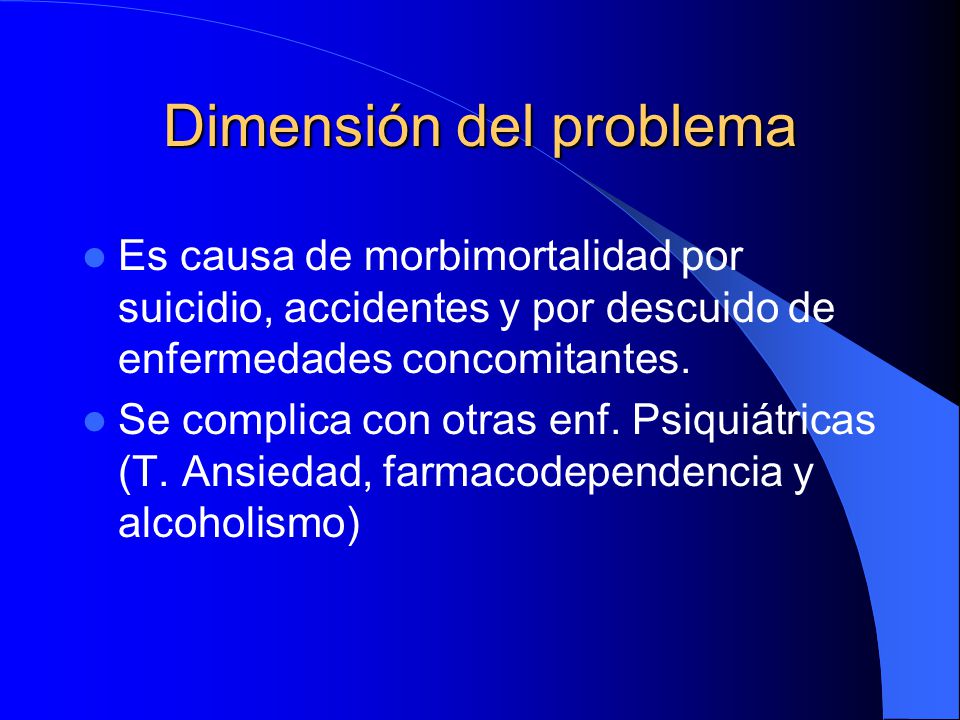Dimensión del problema