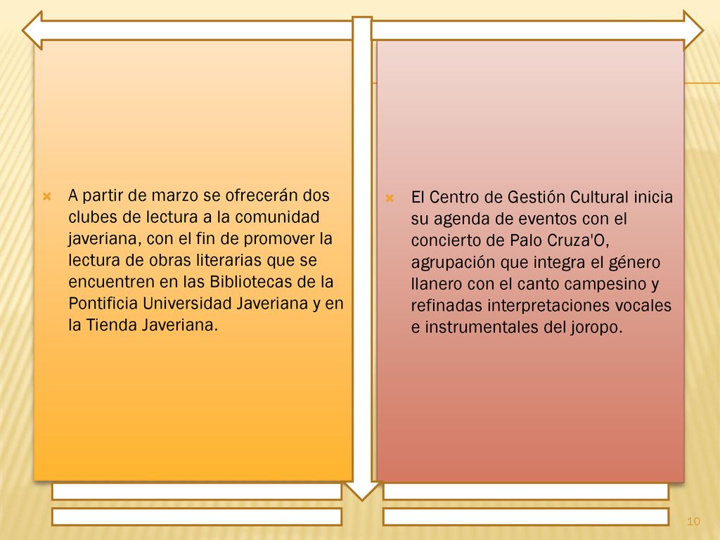 A partir de marzo se ofrecerán dos clubes de lectura a la comunidad javeriana, con el fin de promover la lectura de obras literarias que se encuentren en las Bibliotecas de la Pontificia Universidad Javeriana y en la Tienda Javeriana.