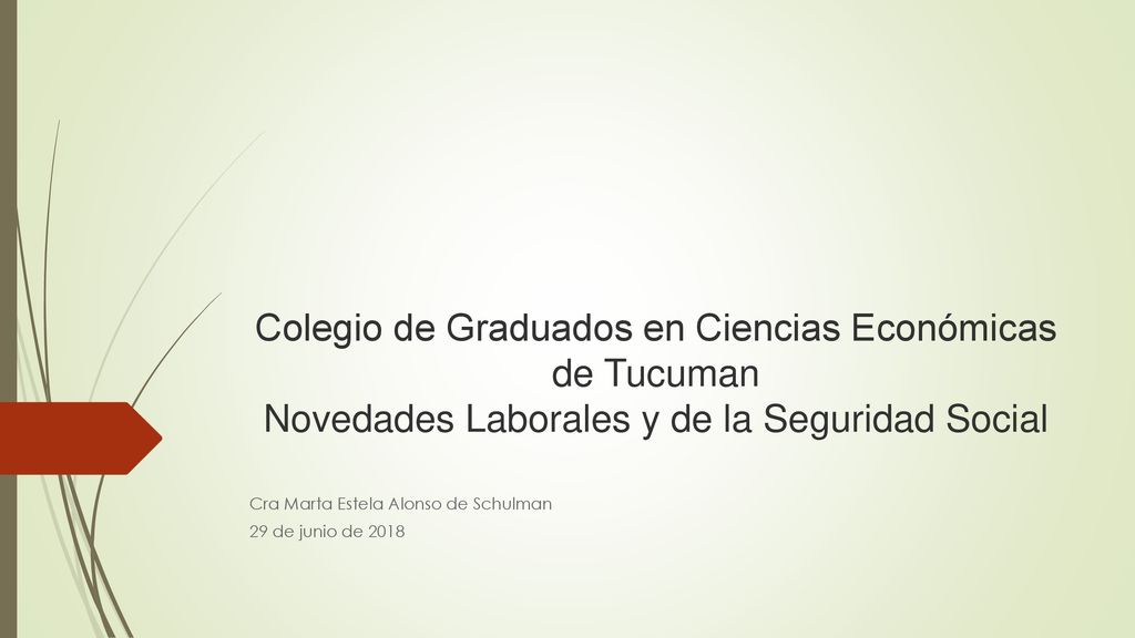 Cra Marta Estela Alonso de Schulman 29 de junio de 2018
