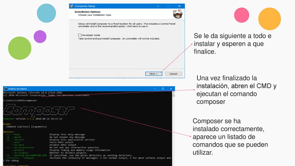 Se le da siguiente a todo e instalar y esperen a que finalice.