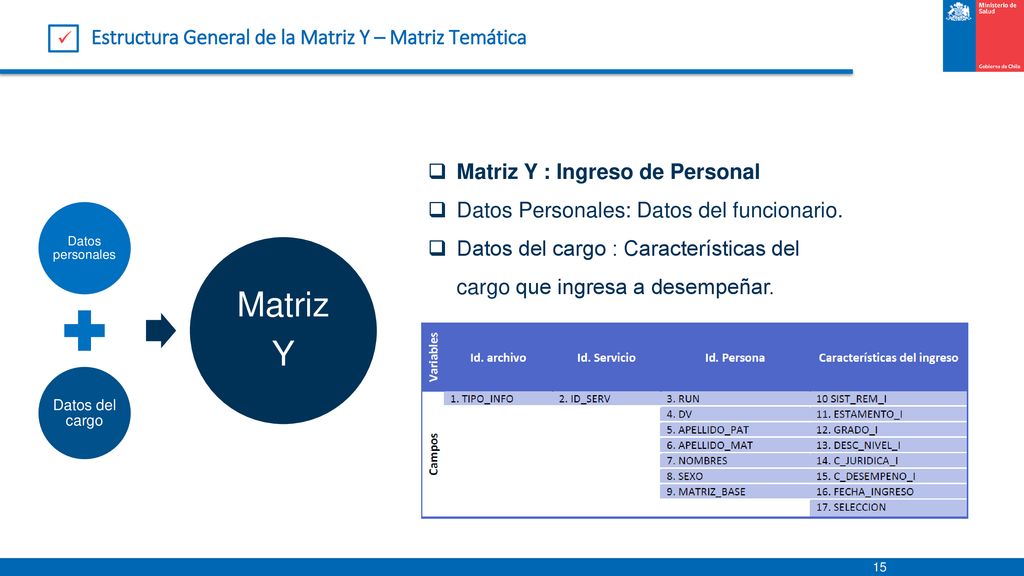 Matriz Y Estructura General de la Matriz Y – Matriz Temática