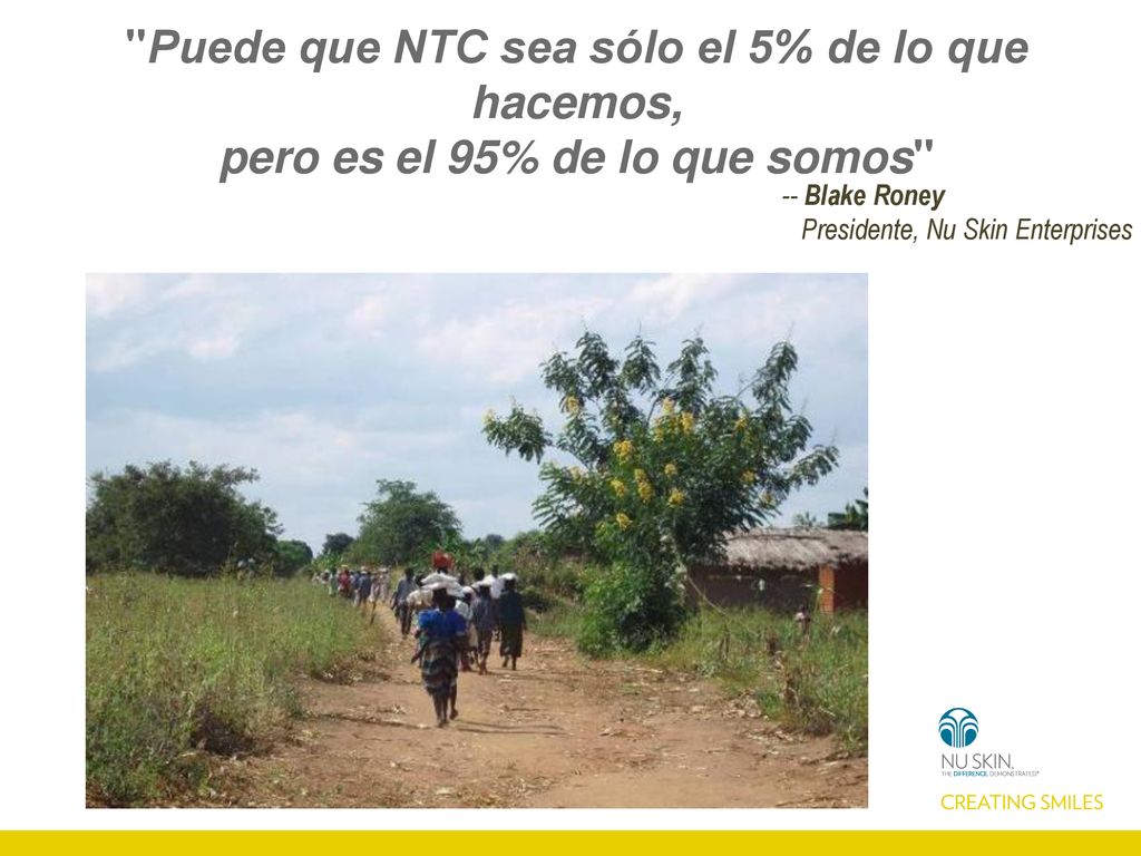 Puede que NTC sea sólo el 5% de lo que hacemos, pero es el 95% de lo que somos