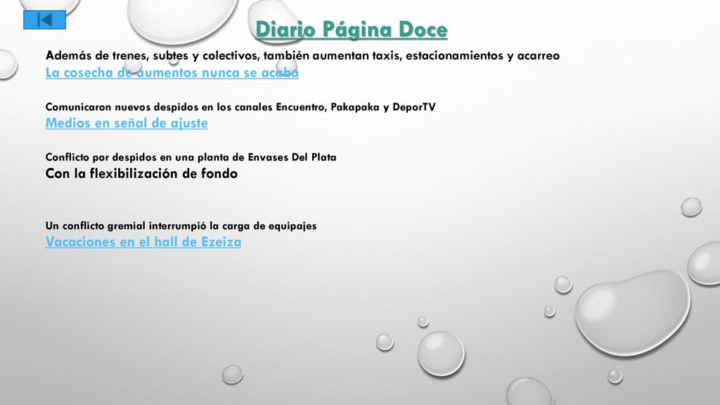 Diario Página Doce La cosecha de aumentos nunca se acaba