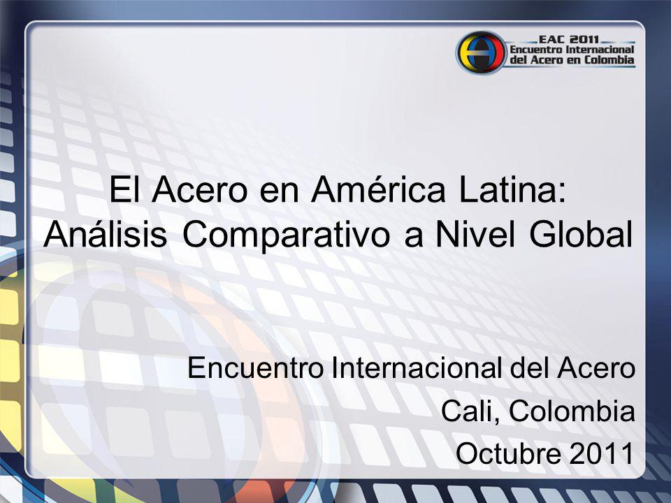 El Acero en América Latina: Análisis Comparativo a Nivel Global