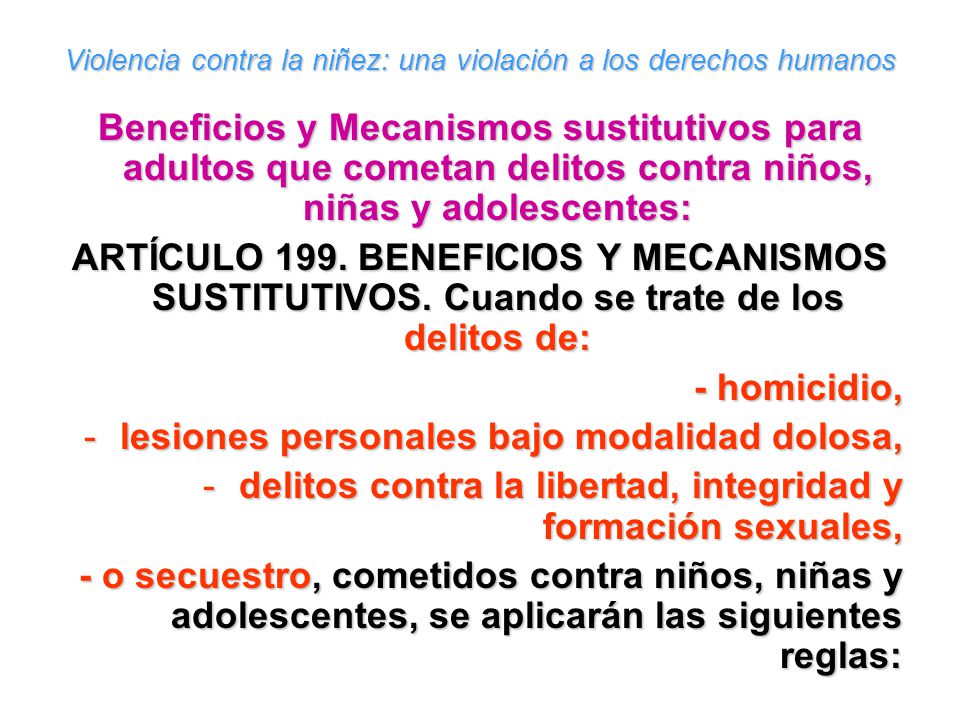 Violencia contra la niñez: una violación a los derechos humanos