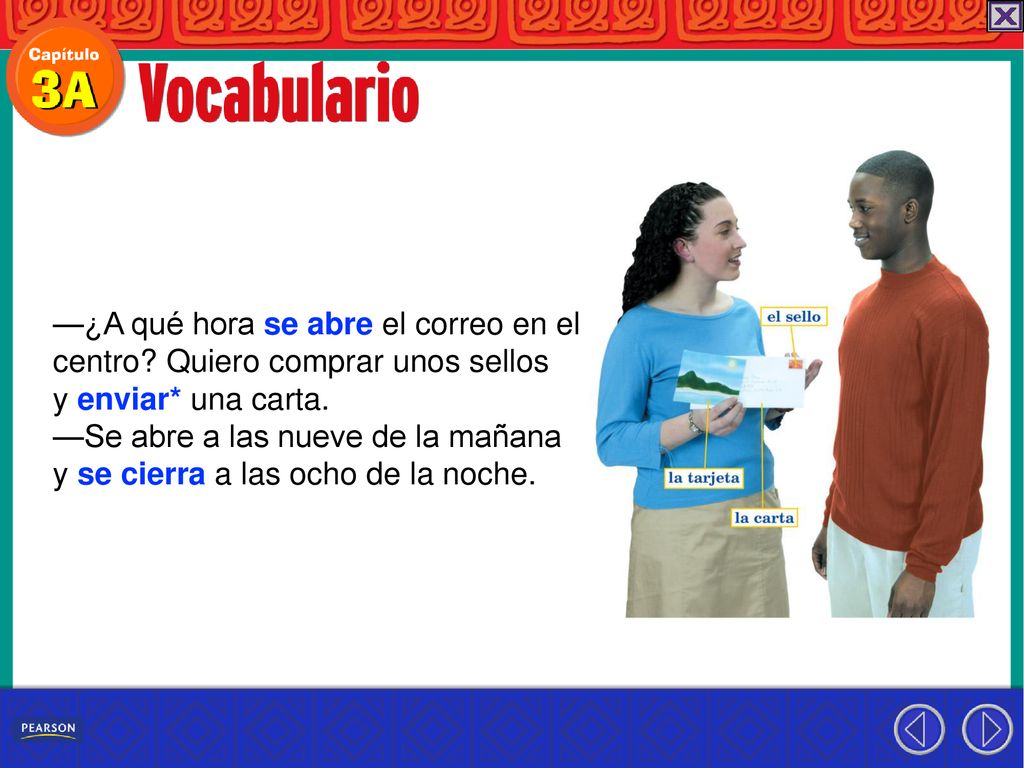 —¿A qué hora se abre el correo en el