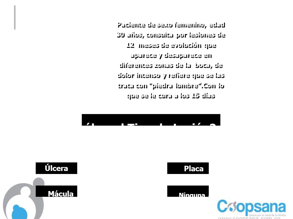 ¿Cuál es el Tipo de Lesión Ninguna de las anteriores