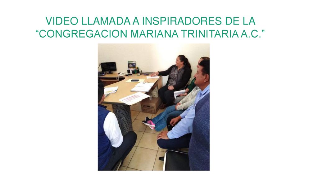 VIDEO LLAMADA A INSPIRADORES DE LA CONGREGACION MARIANA TRINITARIA A