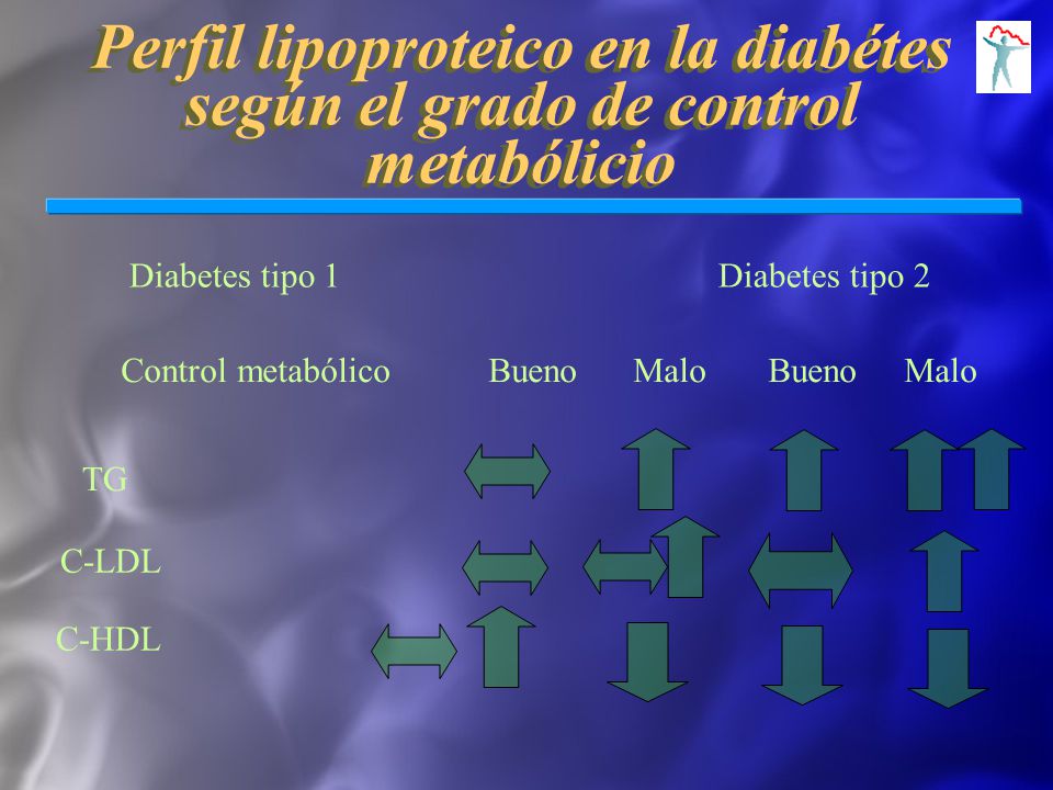 Perfil lipoproteico en la diabétes según el grado de control metabólicio