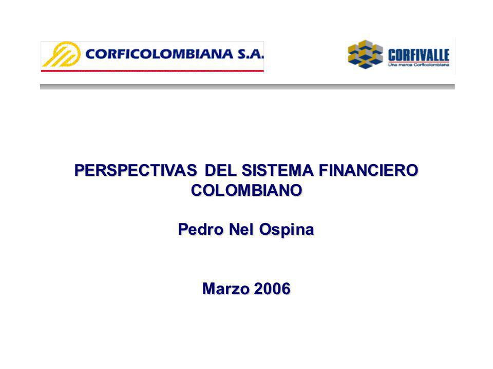 PERSPECTIVAS DEL SISTEMA FINANCIERO COLOMBIANO Pedro Nel Ospina Marzo 2006
