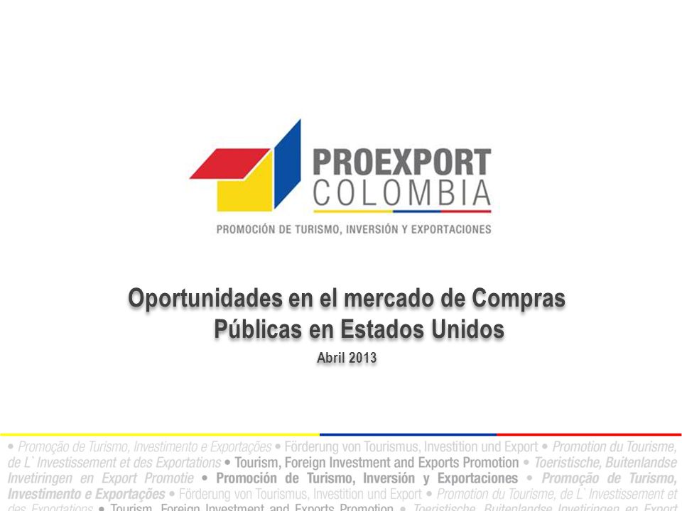 Oportunidades en el mercado de Compras Públicas en Estados Unidos