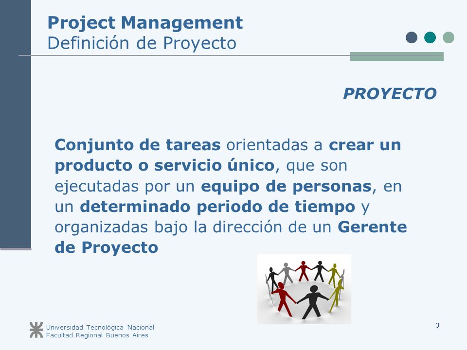 Project Management Definición de Proyecto