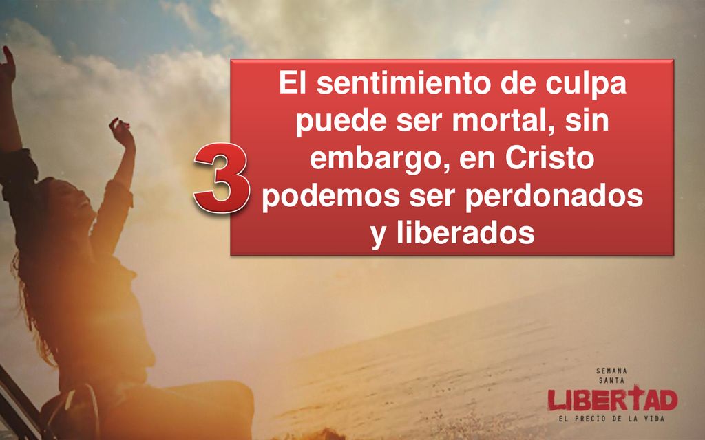 El sentimiento de culpa puede ser mortal, sin embargo, en Cristo podemos ser perdonados