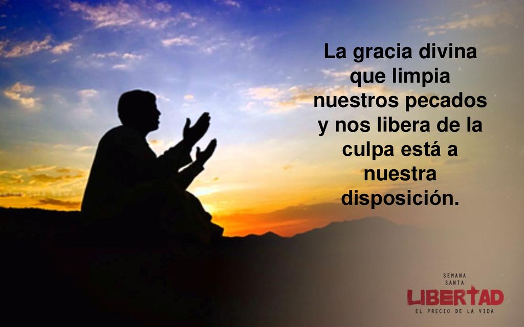 La gracia divina que limpia nuestros pecados y nos libera de la culpa está a nuestra disposición.