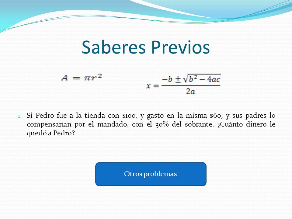 Saberes Previos