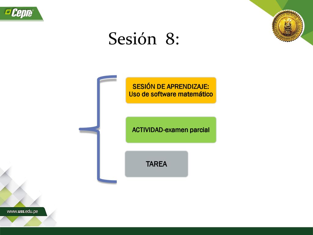 Sesión 8: TAREA SESIÓN DE APRENDIZAJE: Uso de software matemático