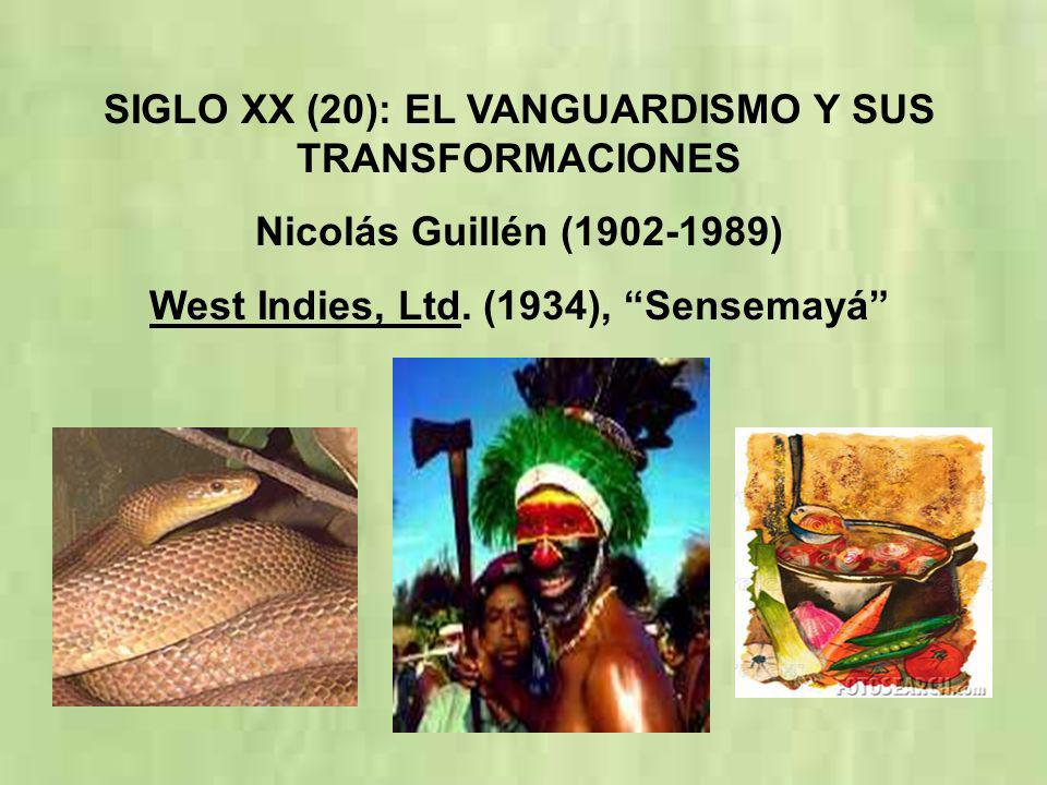 SIGLO XX (20): EL VANGUARDISMO Y SUS TRANSFORMACIONES