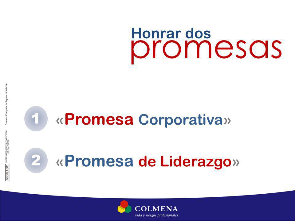 Honrar dos promesas 1 «Promesa Corporativa» 2 «Promesa de Liderazgo»