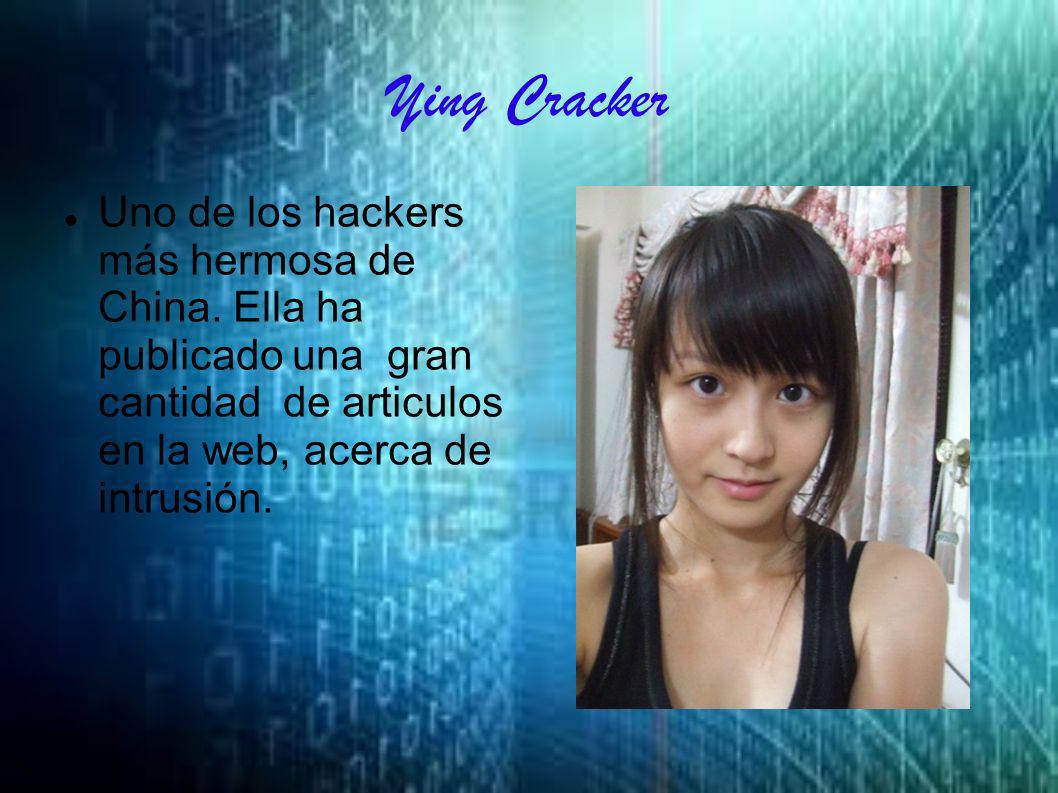 Ying Cracker Uno de los hackers más hermosa de China.