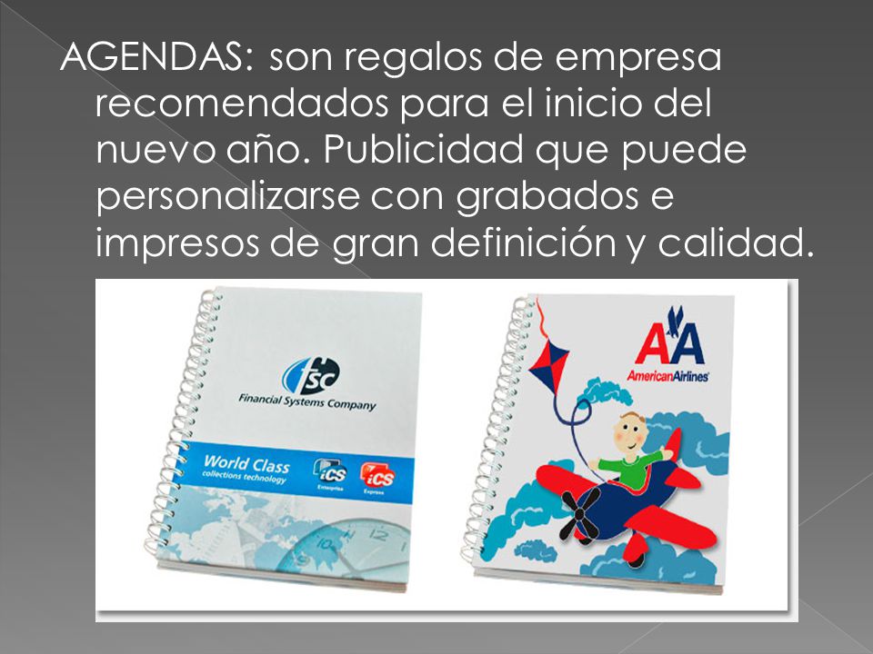 AGENDAS: son regalos de empresa recomendados para el inicio del nuevo año.
