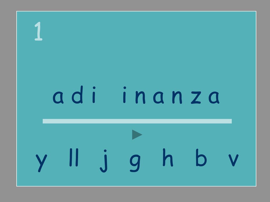 1 a d i v i n a n z a y ll j g h b v