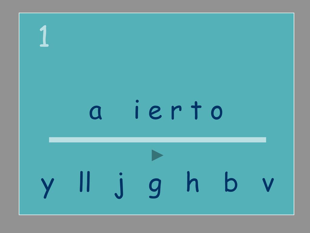 1 a b i e r t o y ll j g h b v
