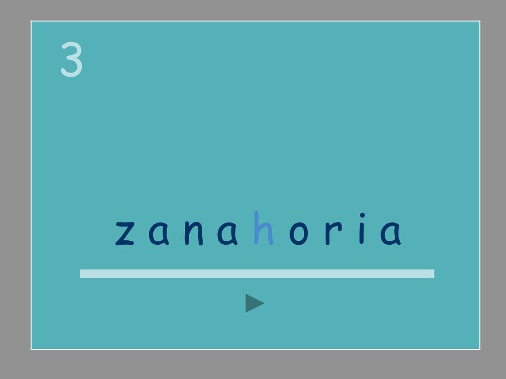 3 z a n a h o r i a