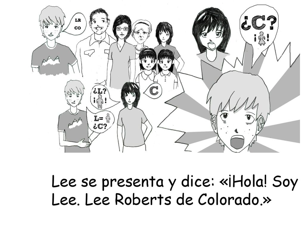 Lee se presenta y dice: «¡Hola! Soy Lee. Lee Roberts de Colorado.»