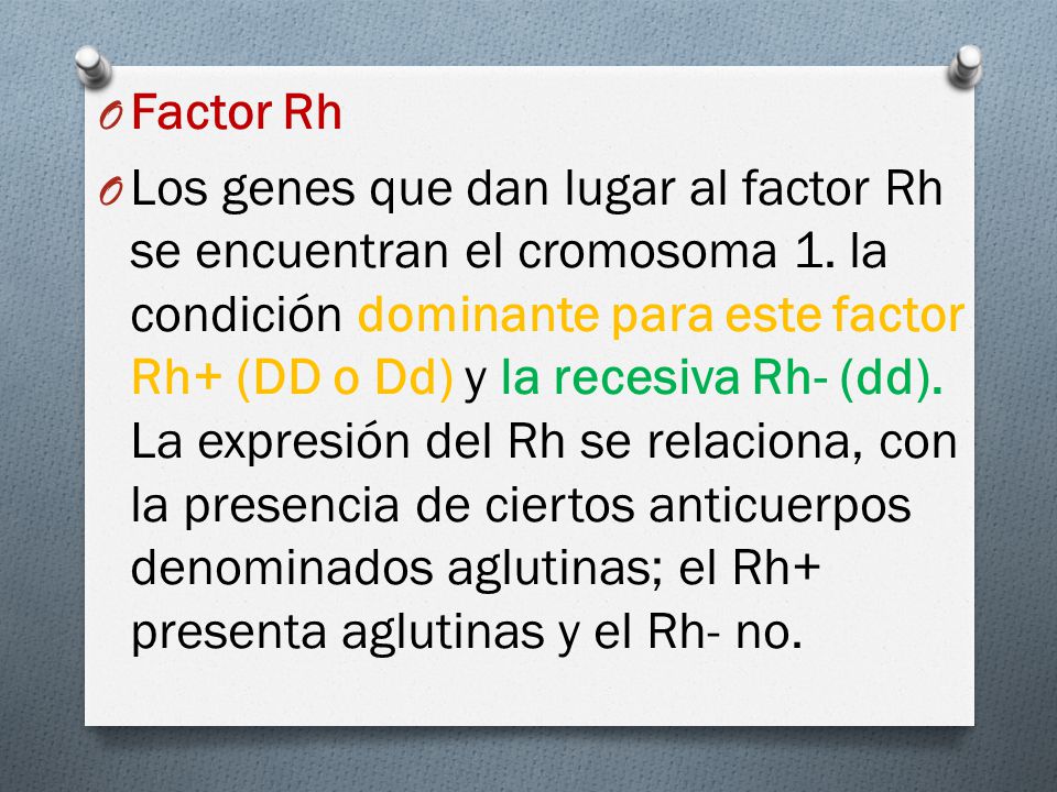 Factor Rh