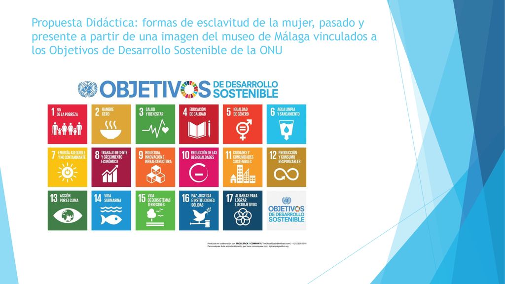 Propuesta Didáctica: formas de esclavitud de la mujer, pasado y presente a partir de una imagen del museo de Málaga vinculados a los Objetivos de Desarrollo Sostenible de la ONU