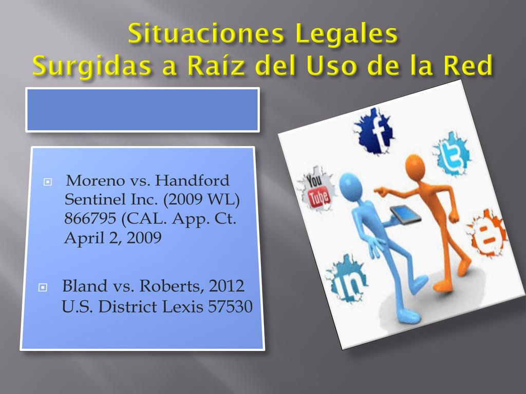 Situaciones Legales Surgidas a Raíz del Uso de la Red