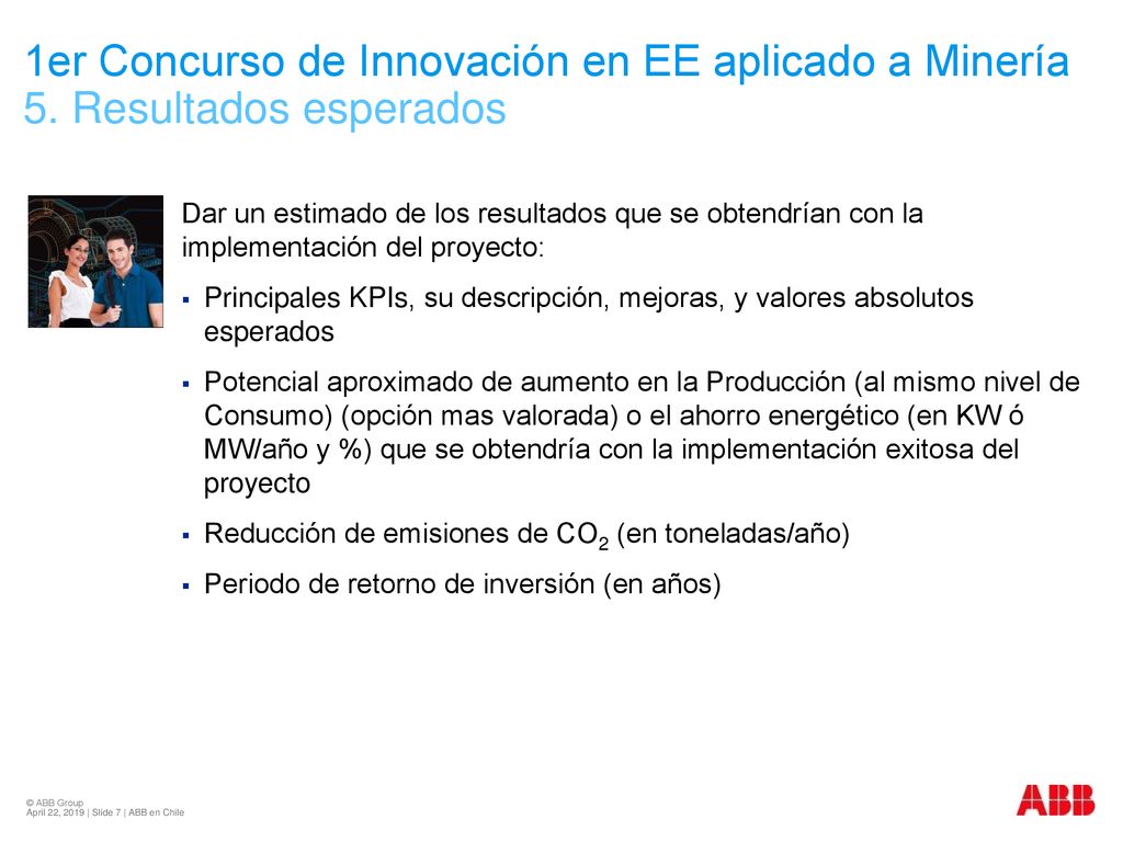 1er Concurso de Innovación en EE aplicado a Minería 5