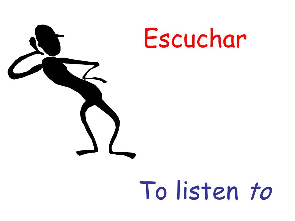 Escuchar To listen to