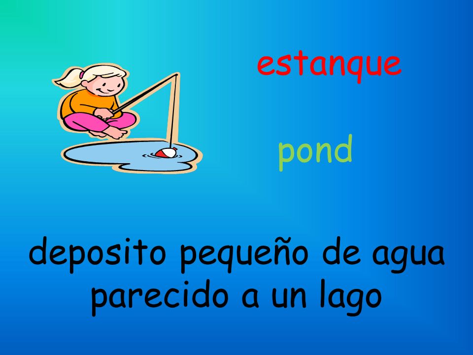 deposito pequeño de agua parecido a un lago