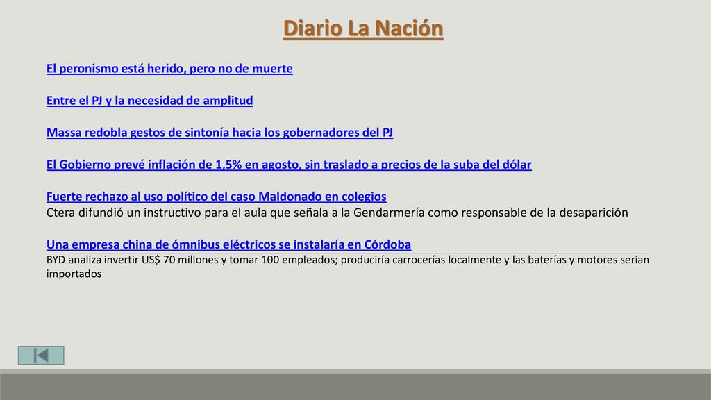 Diario La Nación El peronismo está herido, pero no de muerte