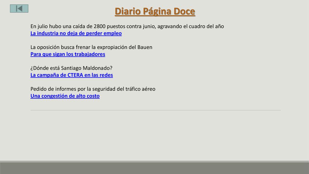 Diario Página Doce En julio hubo una caída de 2800 puestos contra junio, agravando el cuadro del año.