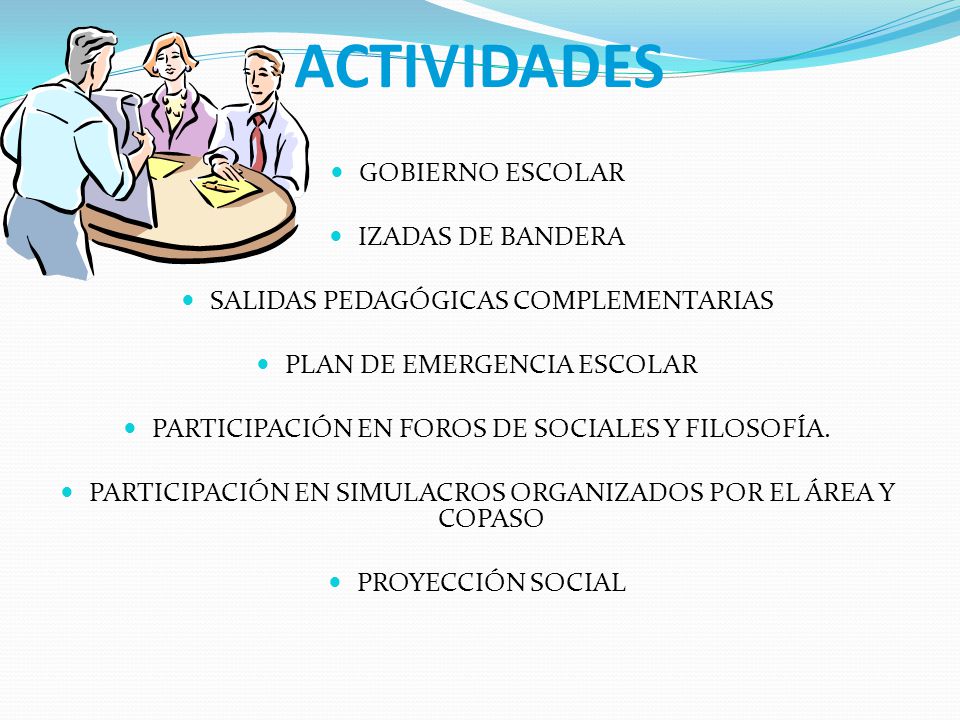 ACTIVIDADES GOBIERNO ESCOLAR IZADAS DE BANDERA