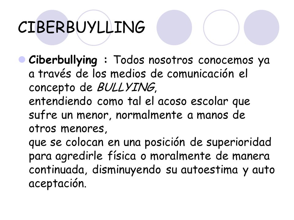 CIBERBUYLLING