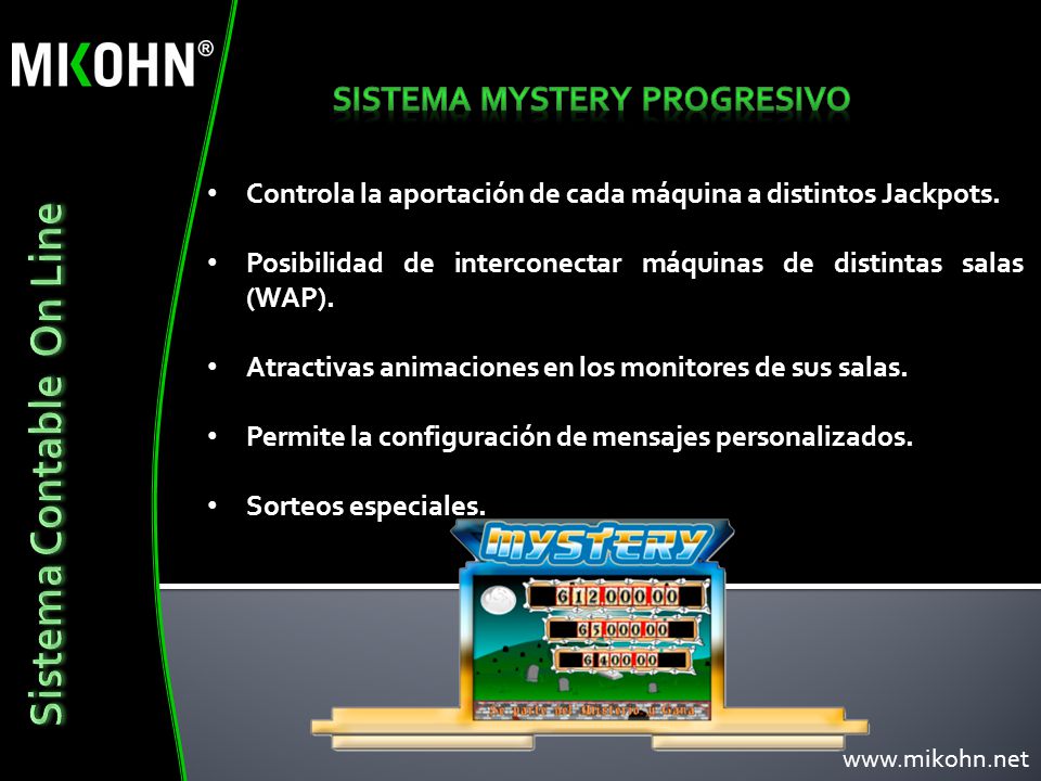 SISTEMA MYSTERY PROGRESIVO Sistema Contable On Line