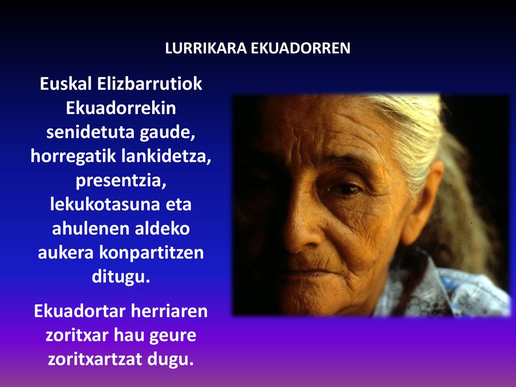 Ekuadortar herriaren zoritxar hau geure zoritxartzat dugu.