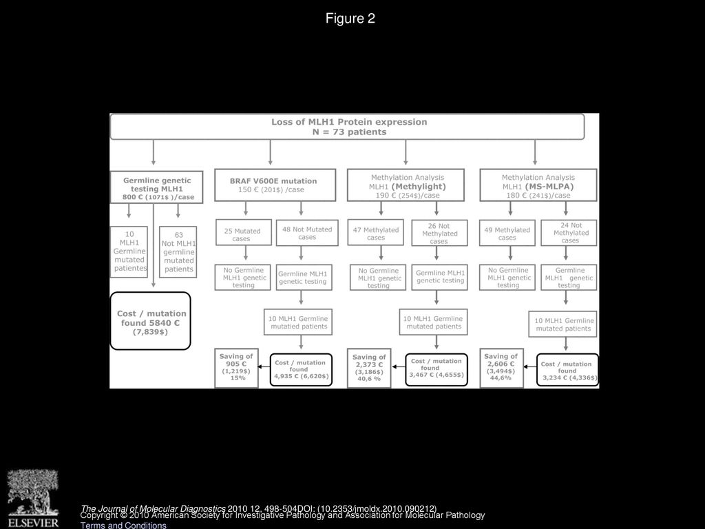 Figure 2 Analysis of cost per detected mutation using different molecular tools for patient selection.