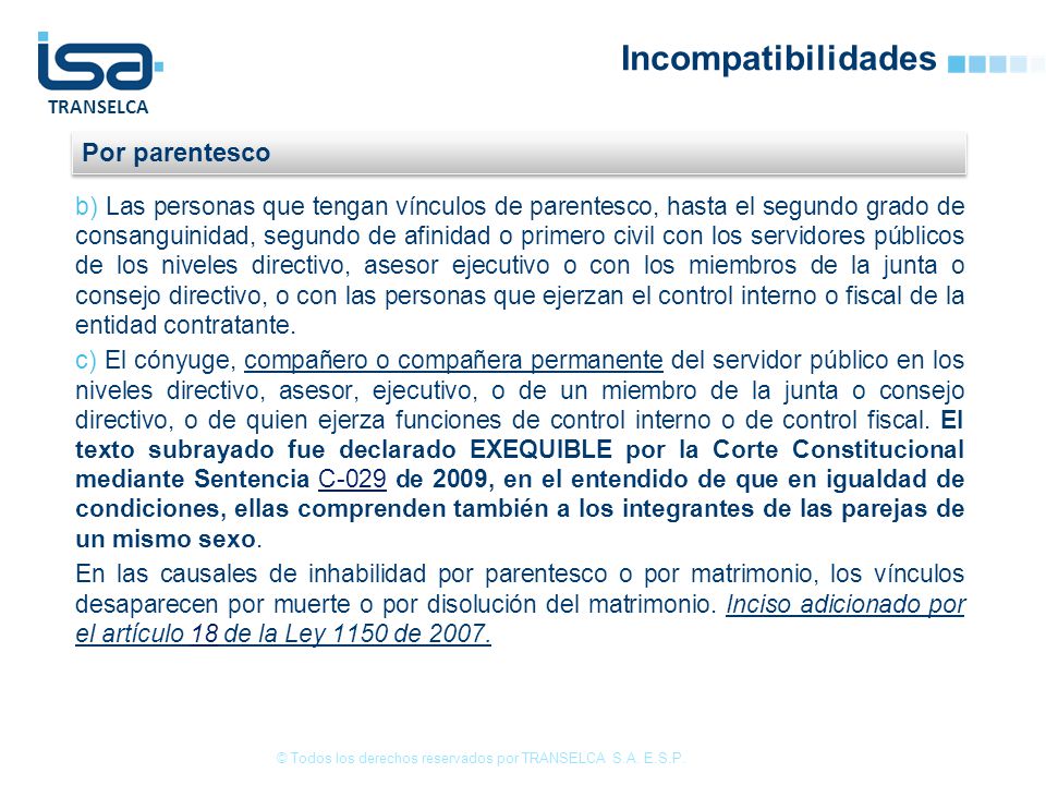 © Todos los derechos reservados por TRANSELCA S.A. E.S.P.